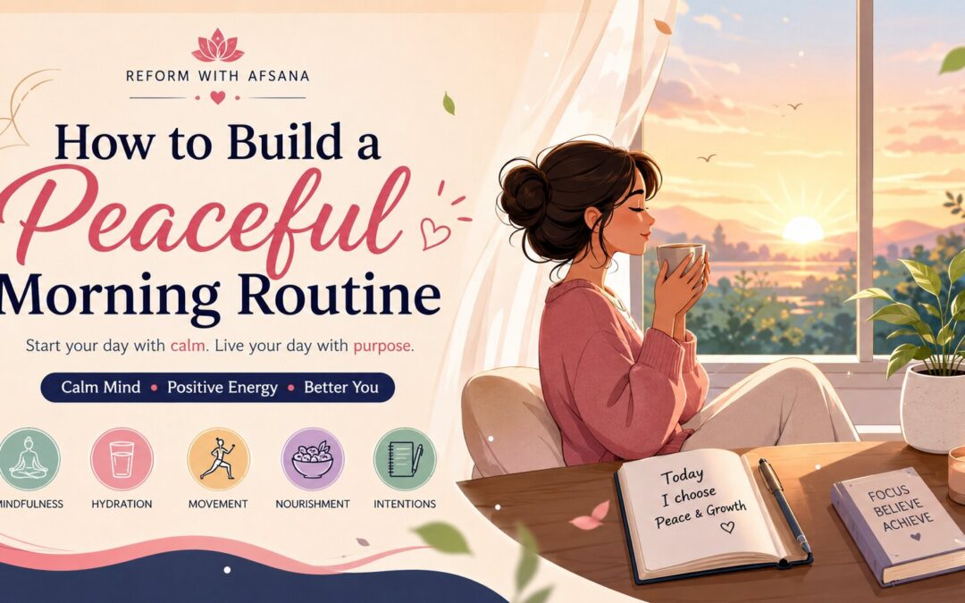 How to Build a Peaceful Morning Routine