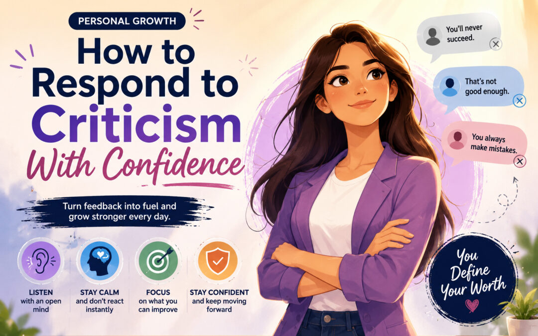 How to Respond to Criticism With Confidence