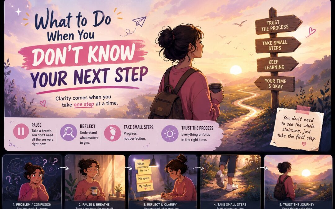 What to Do When You Don’t Know Your Next Step