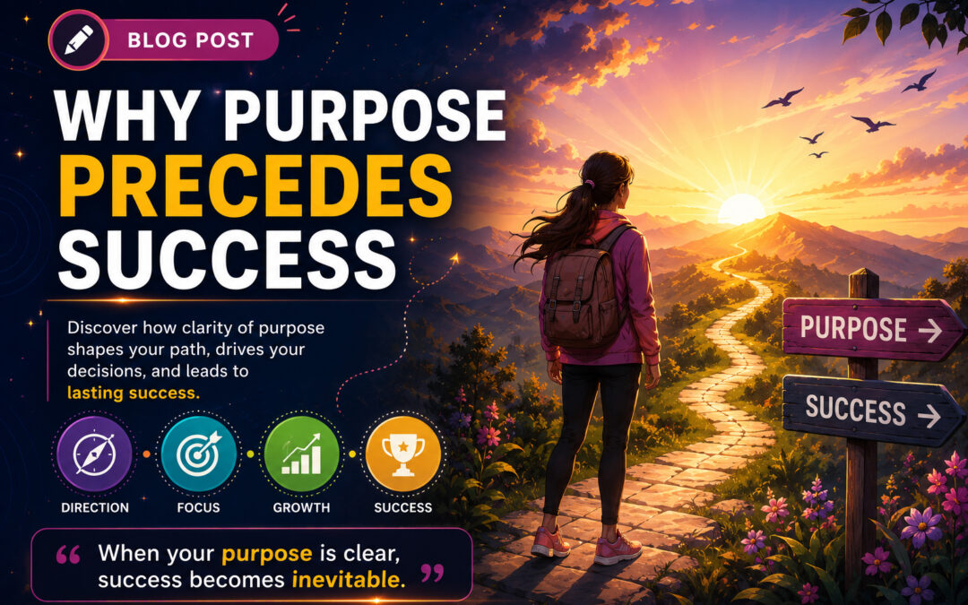 Why Purpose Precedes Success